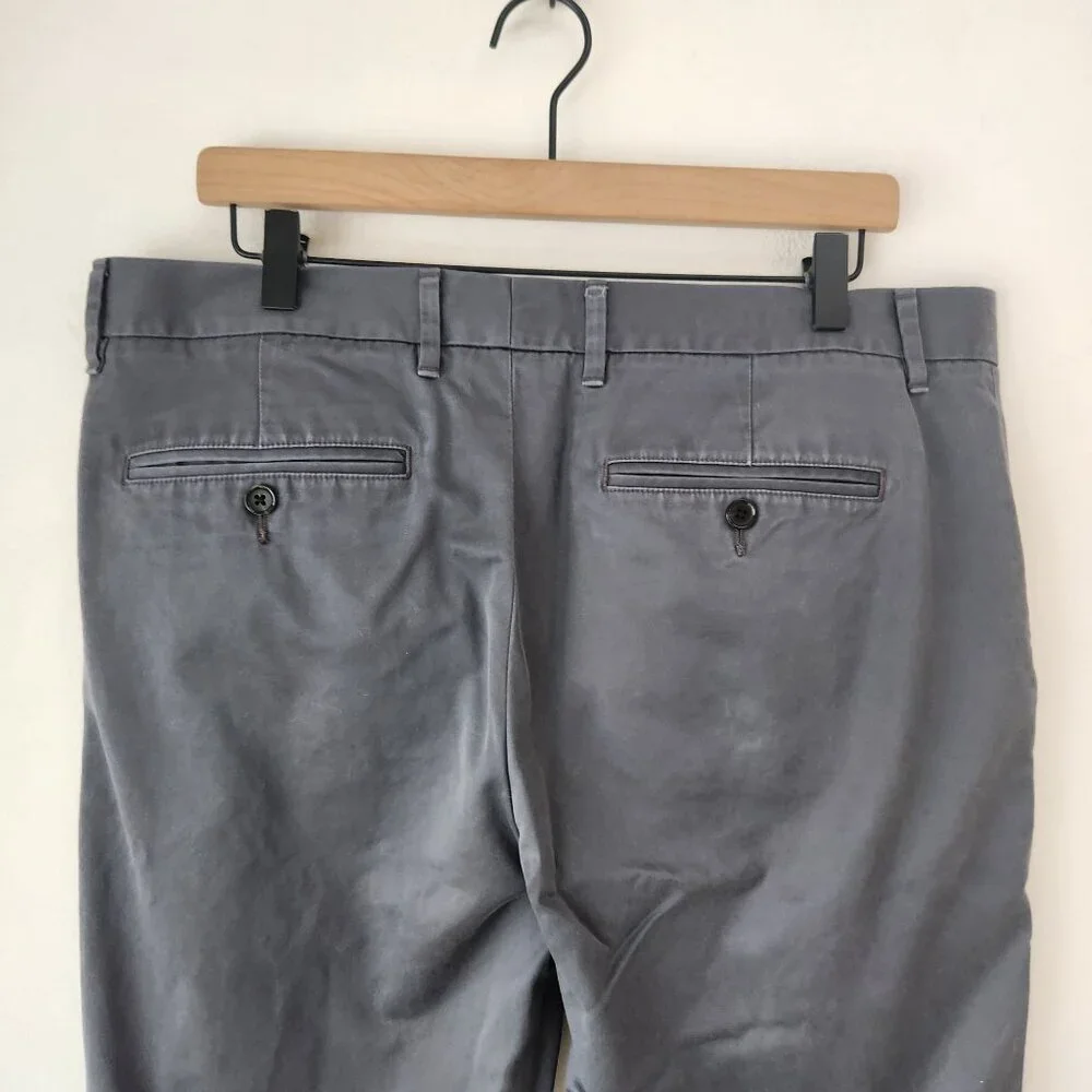 Bonobos Grey Friday Pants Straight Leg Trousers Career Men's 35x34